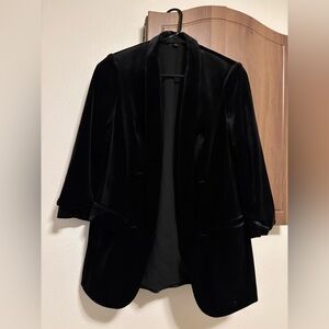 Express- Black Velvet Women's Blazer